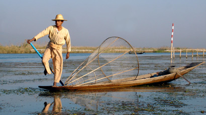 Fisherman on Inle Lake...