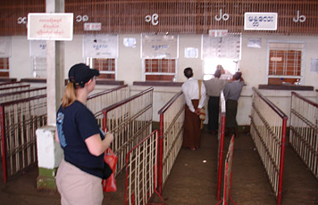 Inside Rangoon advance booking office