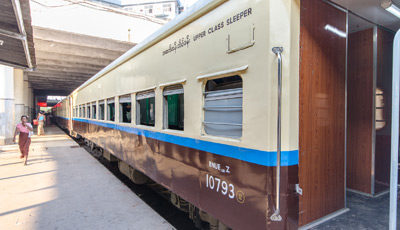 Mandalay to Rangoon sleeping-car