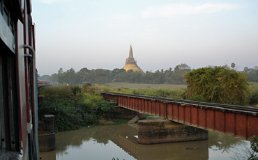 On the Rangoon (Yangon) to Mandalay train