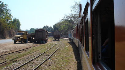 On the train to Moulmein (Mawlamyine)