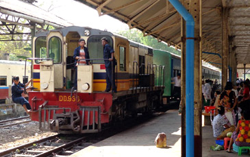 Yangon Circle Line train