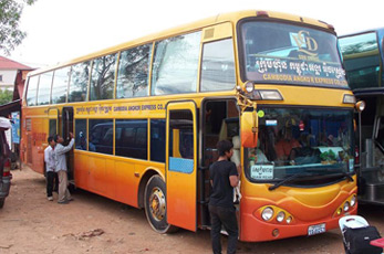 Bus in Cambodia