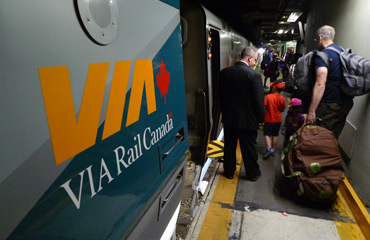 VIA Rail economy class seats