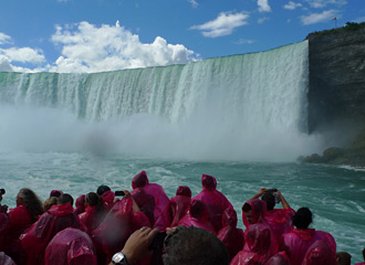 Horseshoe Falls from the Hornblower cruise boat