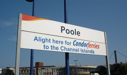 Take a train to Poole for the afternoon fast ferry to Jersey or Guernsey...