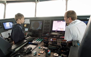 Open deck on the Condor Liberation