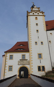 Inner gate & moat bridge, Colditz castle