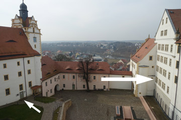 Outer courtyard