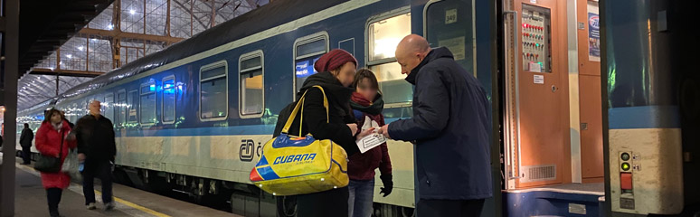 The sleeper train between Prague & Warsaw