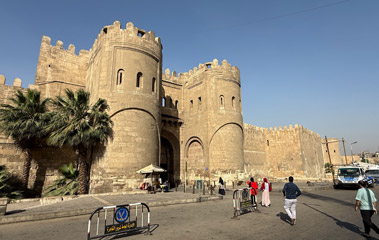 Bab el Futuh, a gate in the city walls of Old Cairo