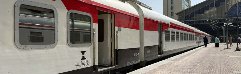 Express train from Cairo to Alexandria