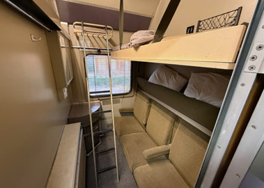 Cairo-Aswan sleeper with the original 1980 'German' interior