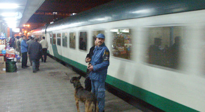 Boarding the sleeper train to Luxor in Cairo