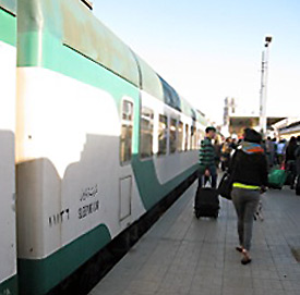 The deluxe sleeper train from Cairo to Luxor