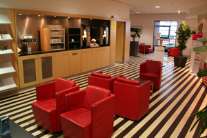 The first class DB lounge at Munich Hbf