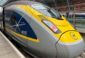 Train tickets to Europe:  Eurostar at St Pancras, courtesy Gareth of Railaway