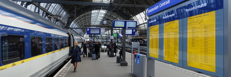 Eurostar at Amsterdam Centraal