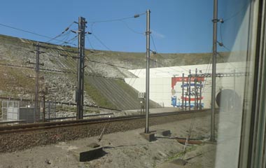 Leaving the Channel Tunnel