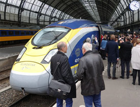 London to Amsterdam by Eurostar