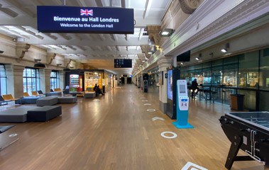 Eurostar departure lounge, Paris Nord