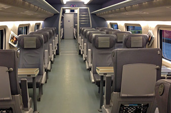 1st class seats on Allegro train Helsinki-St Petersburg