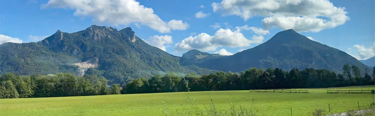 Scenery as the train cuts across Germany