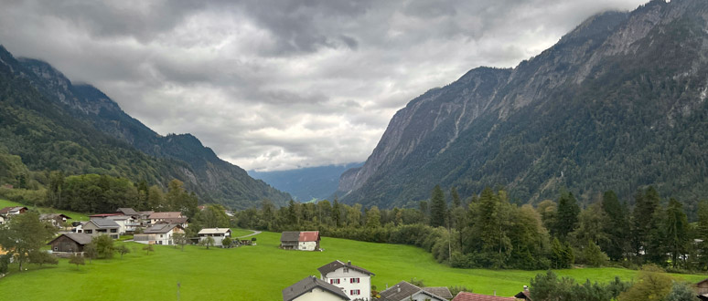 Scenery in the Arlberg Pass