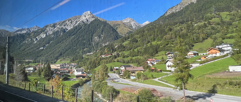 Scenery in the Arlberg Pass