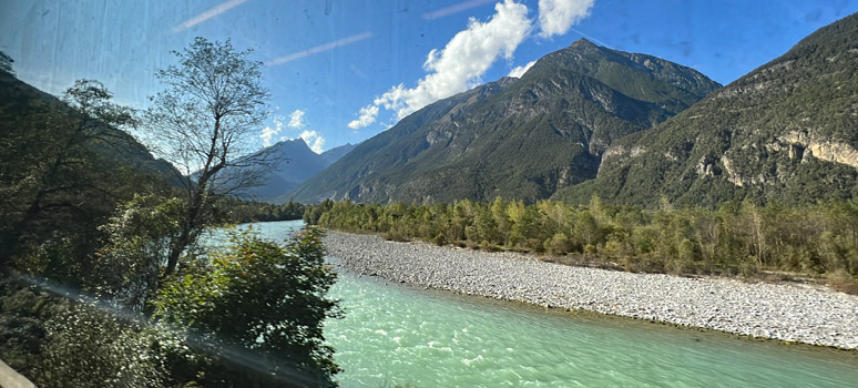 Scenery in the Arlberg Pass