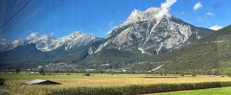 Scenery in the Arlberg Pass