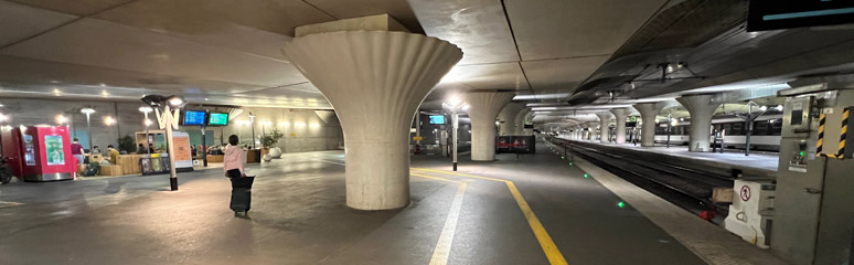 Platform 4 at Paris Austerlitz