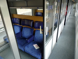 Austrian 2nd class compartment