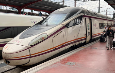 Intercity train at Valencia