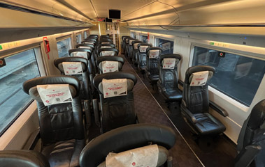 1st class on a Spanish S103 AVE train
