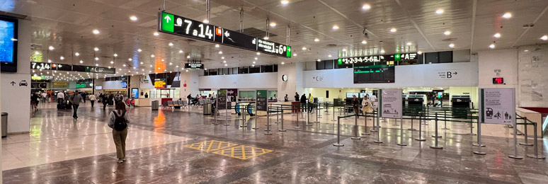 Barcelona Sants main concourse