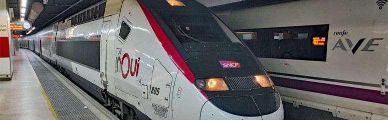 TGV Duplex at Barcelona Sants