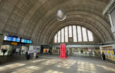 Basel Bad Bahnhof booking hall