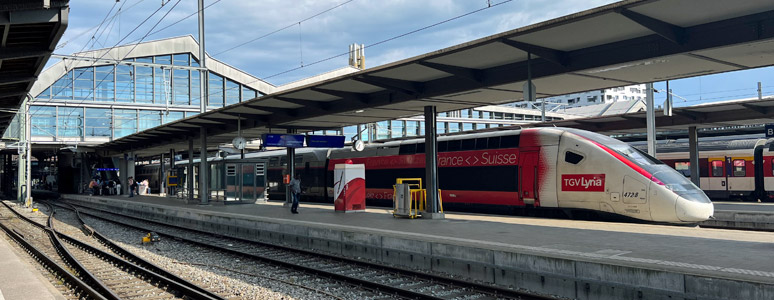 Basel SBB platforms
