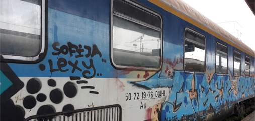The train from Belgrade to Sofia