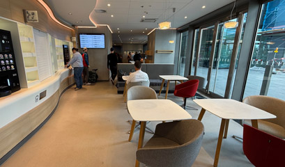 DB Lounge interior, Berlin Hbf