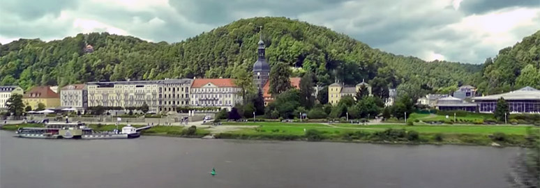 Bad Schandau on the Elbe