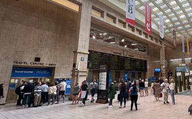 Brussels Central ticket office