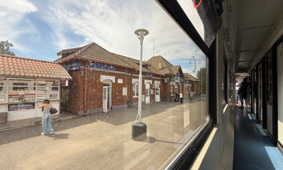 The Bucharest to Istanbul train calls at Videle