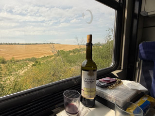 BYO wine on the Bucharest to Istanbul train