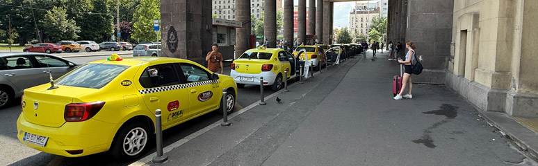 Bucharest Nord taxi rank