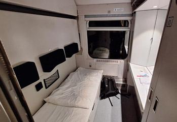 Modernised Polish sleeper set up as a single