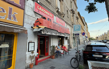 Lakomativ tterem, Budapest's train restaurant