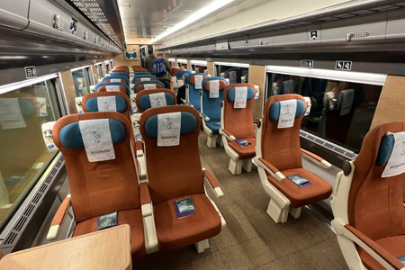 Caledonian Sleeper seats car