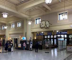 Vancouver Pacific Central station - interior